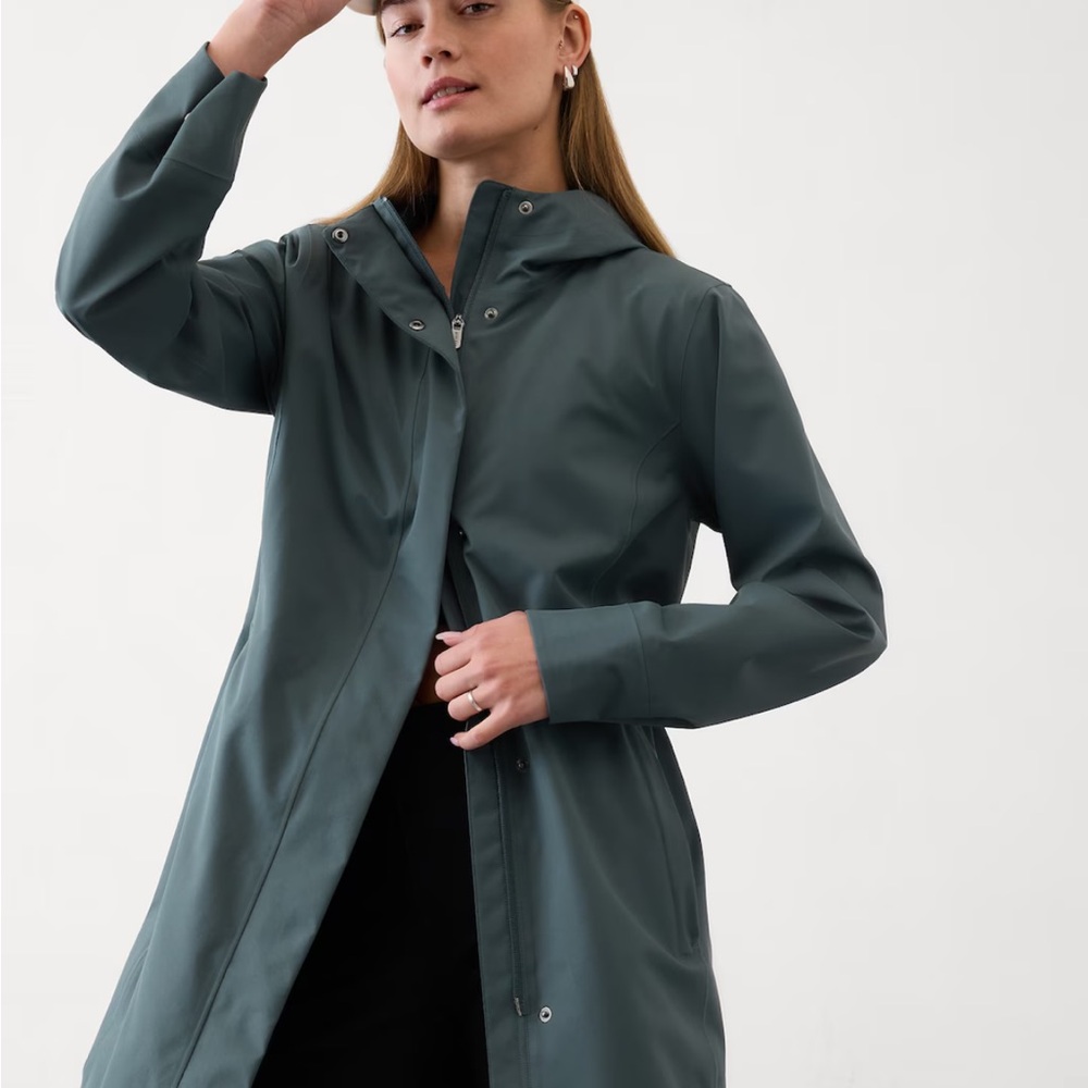 Athleta Rain Out Ridge Long Trench
